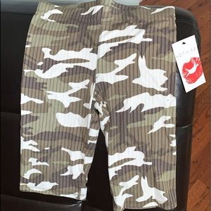 Camo Biker Shorts